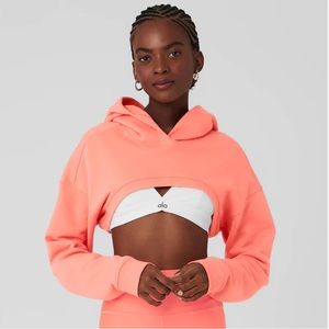 Alo Yoga Cropped Shrug It Off Hoodie